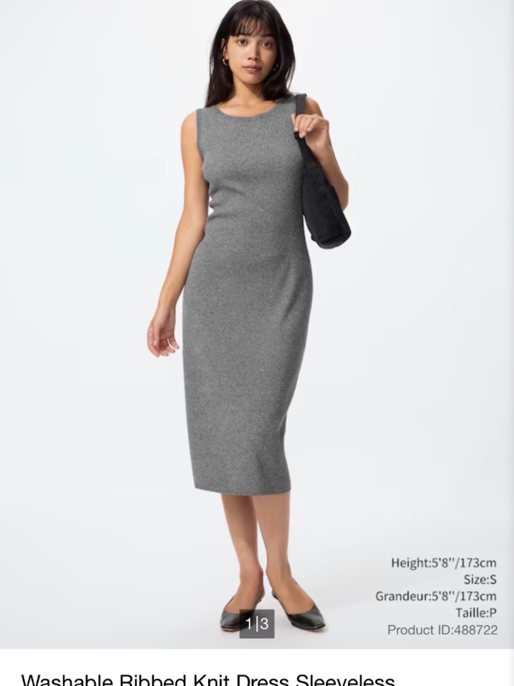 Uniqlo Washable Knit Bra Dress